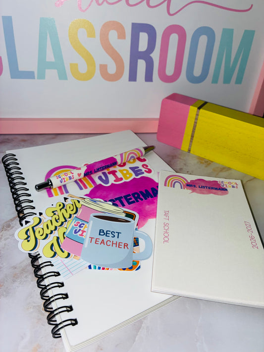 Back to School Teacher Stationary Sets