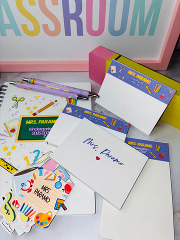 Back to School Teacher Stationary Sets