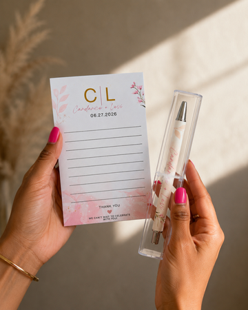 Wedding Save the Date Notepad
