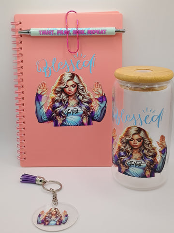 5 Piece White Women of Faith Prayer Set