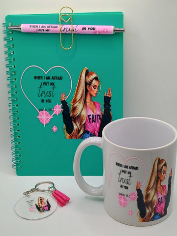 5 Piece White Women Of Faith Prayer Set