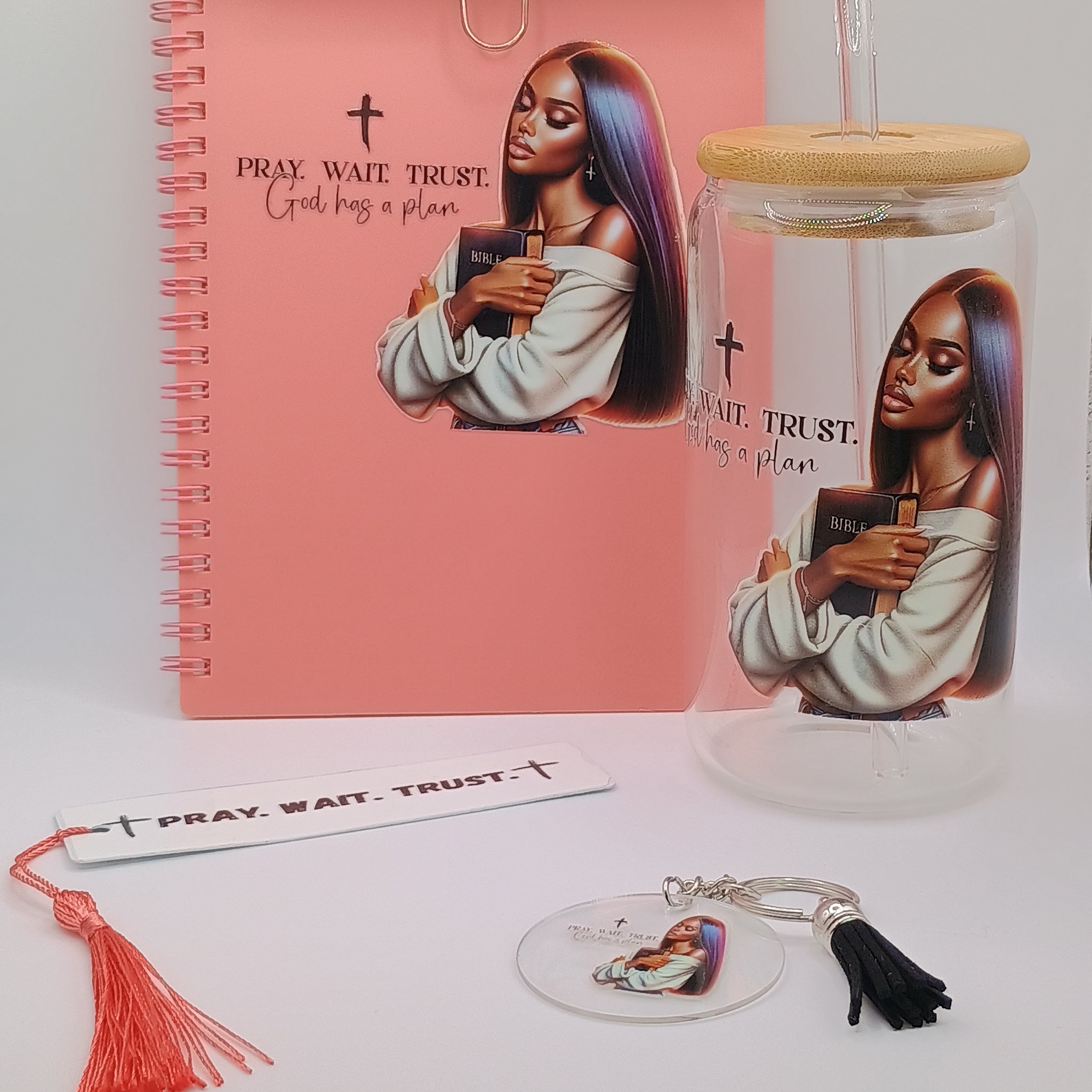 5 Piece Black Women of Faith Prayer Set