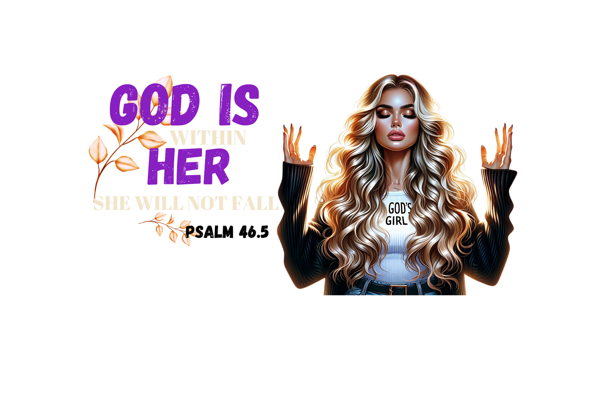 5 Piece White Women Of Faith Prayer Set