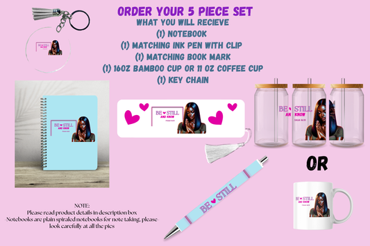 5 Piece Black Women Of Faith Prayer Set