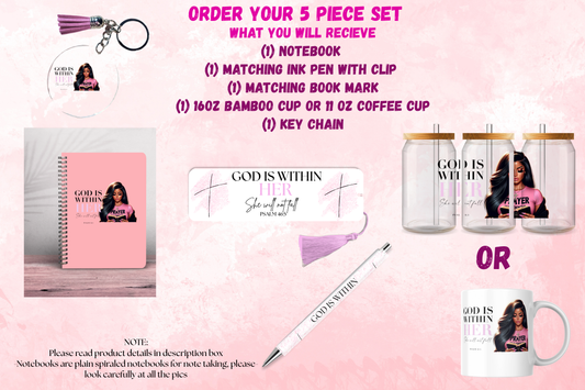 5 Piece Latino Women Of Faith Prayer Set