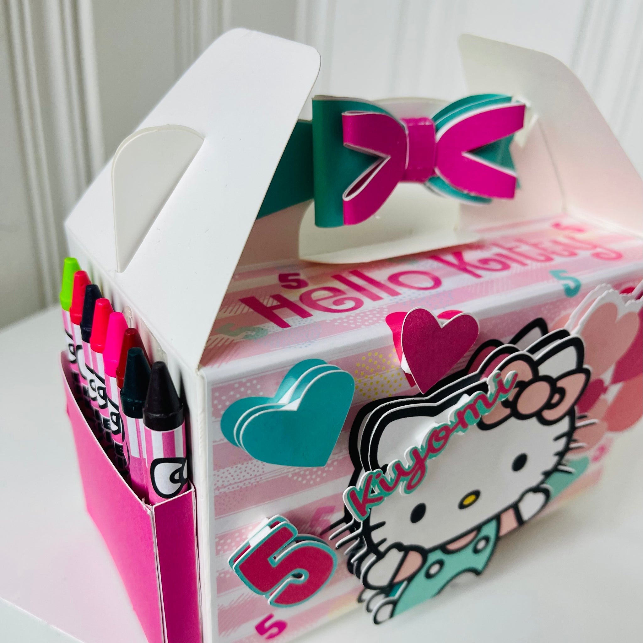 3D GABLE BOXES WITH CRAYONS $125/8 BOXES