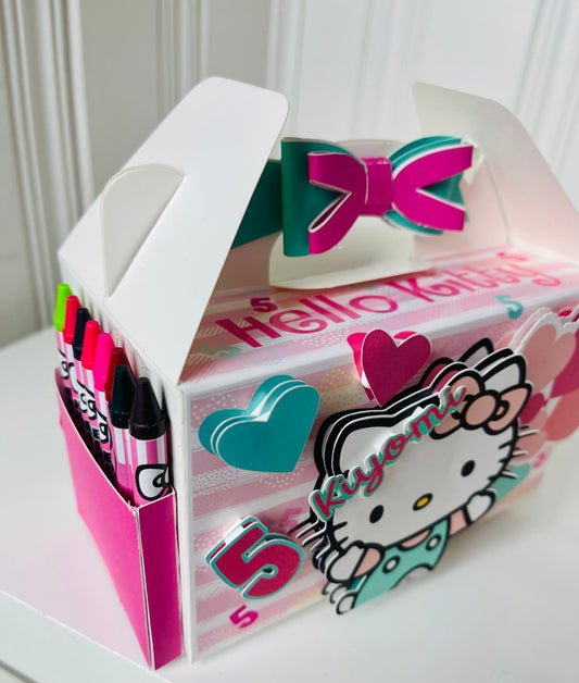 3D GABLE BOXES WITH CRAYONS $125/8 BOXES