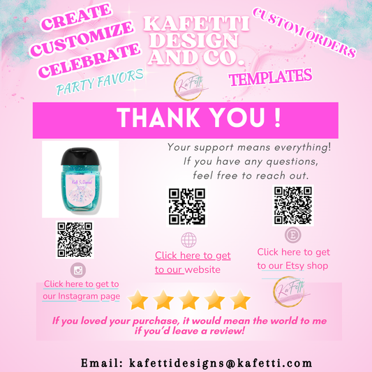 HAND SANITIZER TEMPLATE