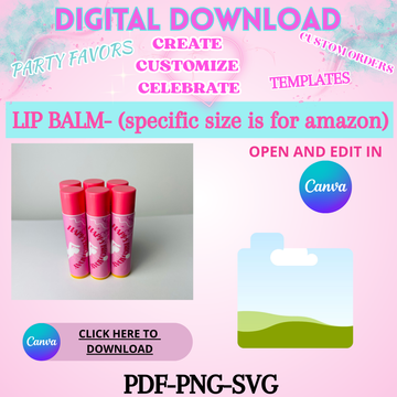 LIP BALM TEMPLATE